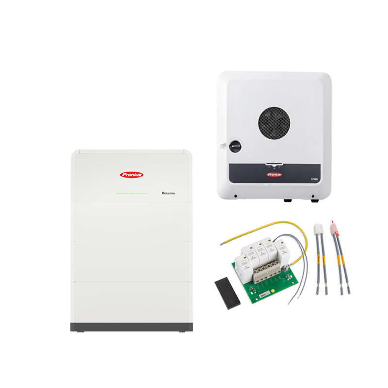 Fronius Symo GEN24 10.0 Plus mit Reserva 9.5 und DC-Überspannungsschutz