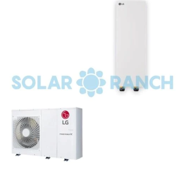 LG THERMA V R32 Monobloc S Luft/Wasser-Wärmepumpe 7 kW Set