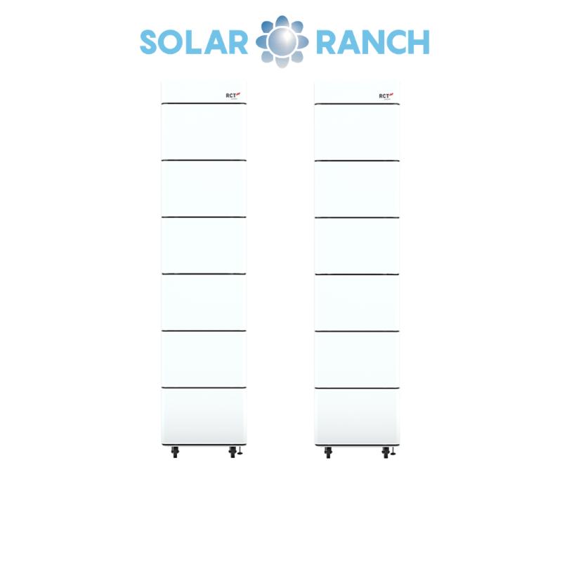 RCT Power Battery DT 23.0 – Hochleistungsfähiger modularer Batteriespeicher mit 20,8 kWh Speicherkapazität | Skalierbar, sicher und made in Germany | Kompatibel mit RCT Power Storage und Switch für Notstromversorgung | Doppelturm-Konfiguration für maximale Kapazität.