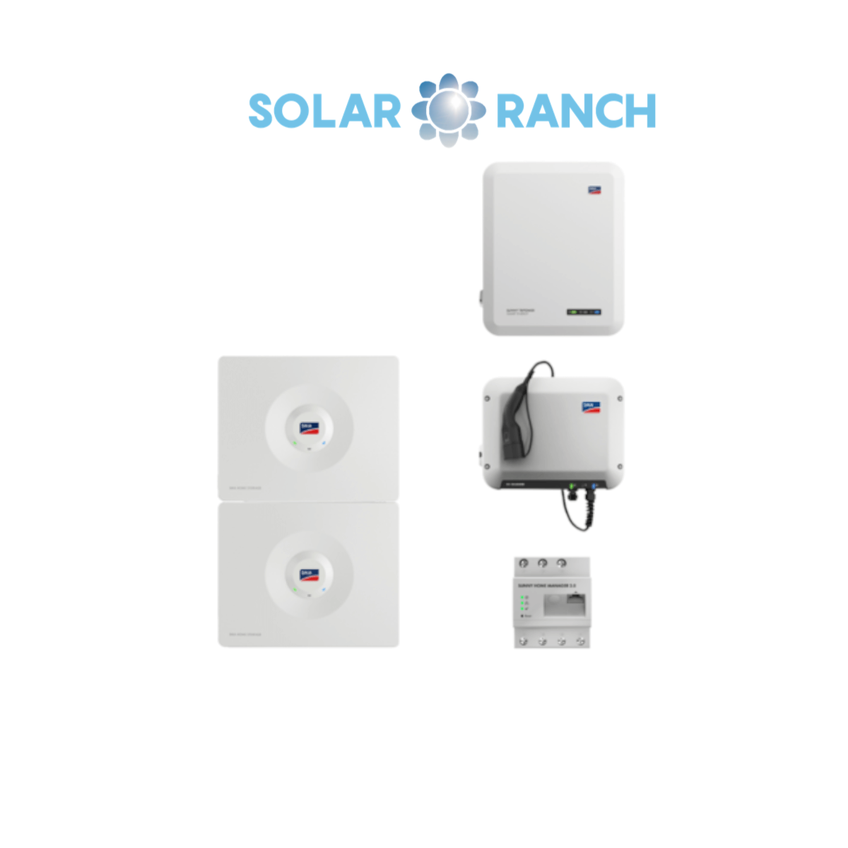 Kombipaket SMA Home Storage 6,56 kWh + Sunny Tripower Smart Energy 5 kW + SMA EV Charger + SMA Sunny